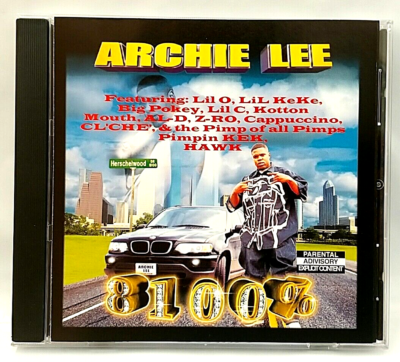 CD) Archie Lee – 8100%, US OG Press, 801597200527, Album, Near