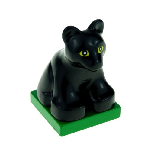 1x Lego Duplo Animal Panther Black 