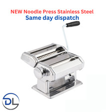 PASTA MAKER SPAGHETTI ROLLER LASAGNE CUTTER MACHINE NOODLE PRESS DIY HOME UK