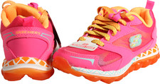 Skechers Skech Air - Flyaway Girls Sneaker Neon / Pink / Multi US Size 11