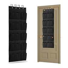 Over the Door Organizer with 20 Pockets, Space Saving Hanging Storage Holder