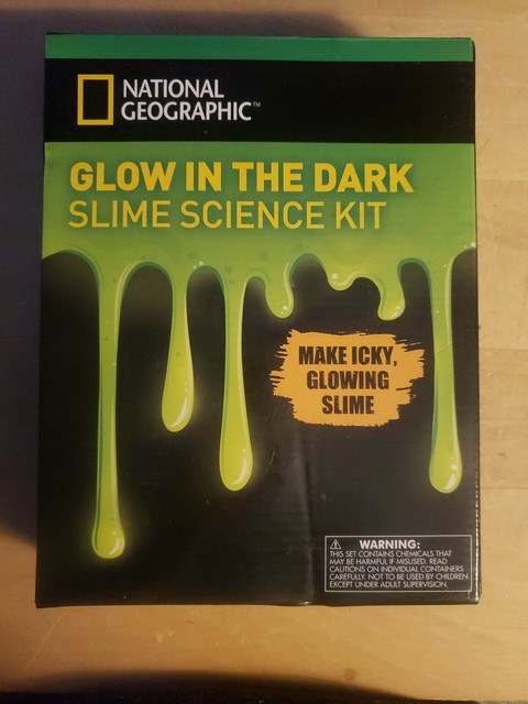 glow in the dark slime science kit