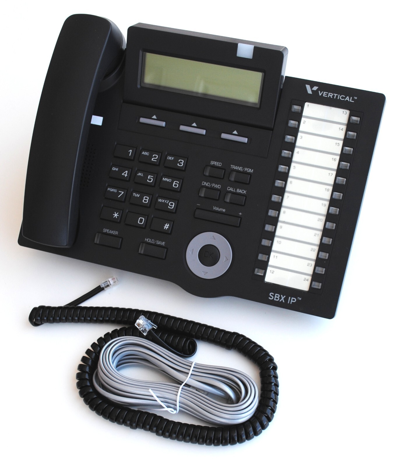 Vertical Vodavi 4024-00 SBX 24-Button Digital Display Phone Tested & Refurbished