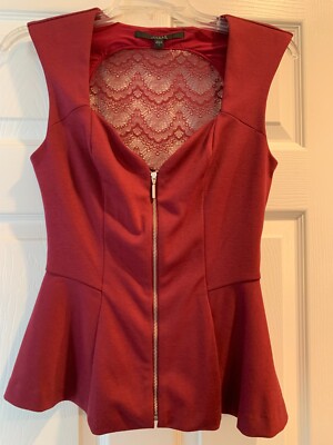 Women's Express Peplum Top, New without tags