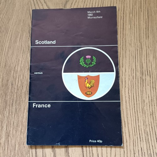 Scotland v France Rugby Programmes 1948 - 2012 - Picture 37 of 66