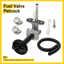 Fuel Petcock Shut Off Valve Kit For 2000-2006 For Yamaha Kodiak 400 YFM400FA 4x4