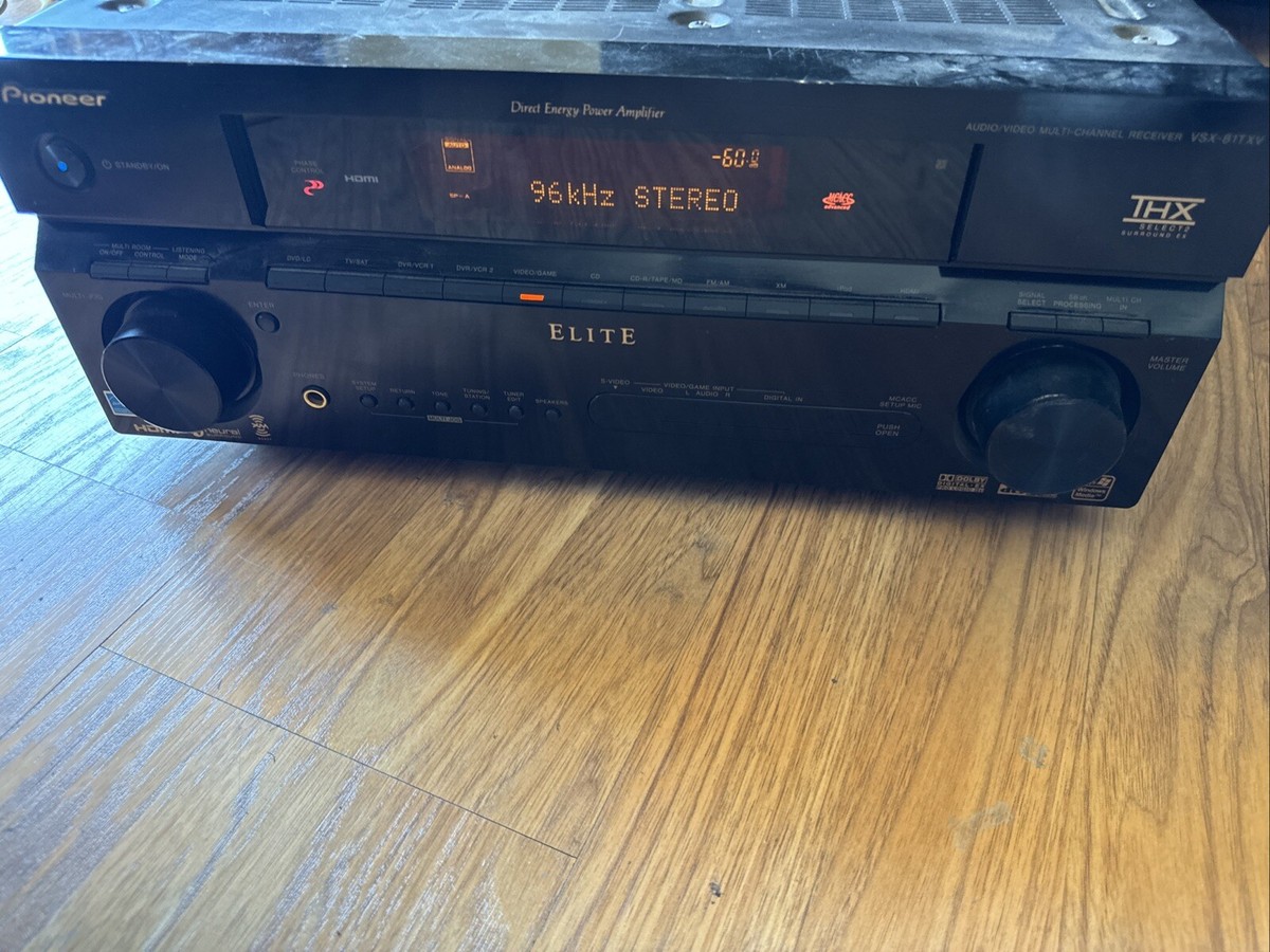 Pioneer Elite VSX–81TXV 7.1 Channel 490W Audio/Video Multi-Channel