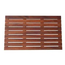 Teak Wood Bath Mat,Non Slip Mat,Shower Mat, 31.5" L x 19.09" W for Spa Use.
