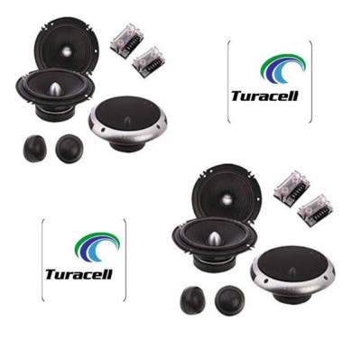 4 x SOUNDSTREAM PF.6 6.5-INCH 6.5'' 2-WAY CAR AUDIO COMPONENT SPEAKERS NEW!