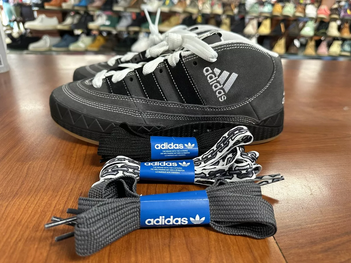 BNIB Adidas Adimatic Mid YNuk Grey-Black-White Men's Size 9.5