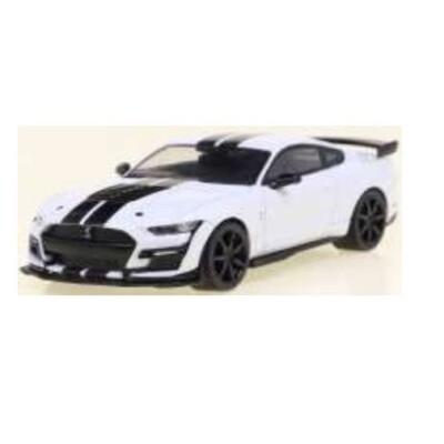 1/43 Solido Shelby Mustang GT500 Stripe Noir Blanc Voiture