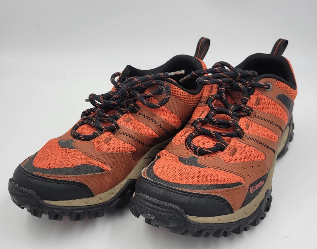 Columbia Techlite Orange/Black/Tan Hiking Shoes BM3928-847 Men's