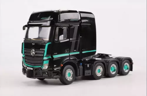 1/50 Mercedes-Benz Actros SLT GigaSpace 8x4 Black Diecast model Toy NIB - Picture 3 of 8