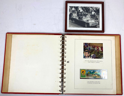 USA Präsident John F. Kennedy internat. Sammlung Briefmarken Münze Memorabilia