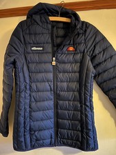Ellesse Lompard Women's Padded Jacket Puffer, Navy, Eu36, Us4, Uk8