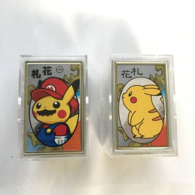Nintendo Pokemon Center Exclusive Mario Pikachu Hanafuda set
