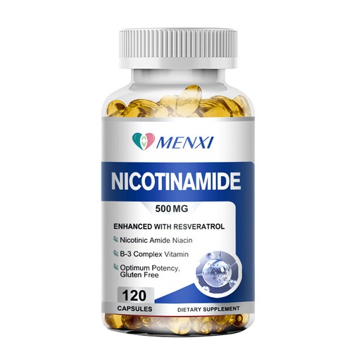 Skin Whitening Supplement - Nicotinamide 500mg Natural Anti-aging - 120 Capsules - Picture 10 of 12