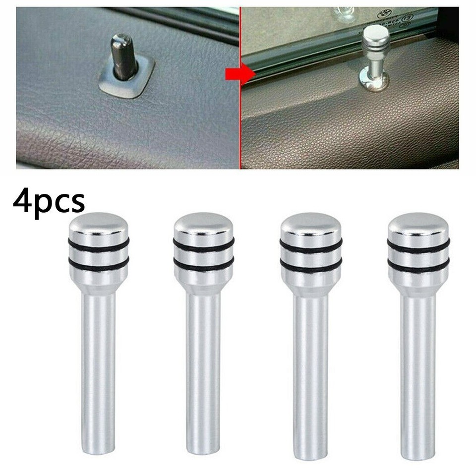 Customizable Aluminum Car Interior Door Lock Knob Pull Pins Cover 4
