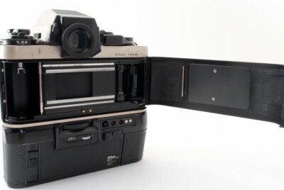 Nikon F3/T HP Titan Silver SLR Film Camera + MD-4 [Exc+]