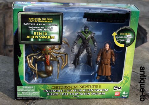 NEW Ben 10 - ALIEN SWARM MOVIE SET 1 - Queen VALIDUS Nanomech 4 Action  Figures