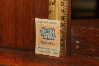 Vintage Coal Mining Decal Sticker The 1980 Chem Show Chicago 