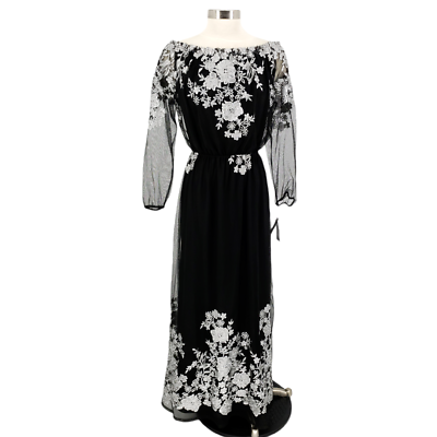 black lace top dress with sleeves New Satin and Lace Long Sleeved Cropped Corset Top by Orchard Corset XS / Black main image 1
