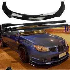 Glossy Black Front Lower Bumper Lip Splitter Spoiler For Subaru WRX STi /BRZ