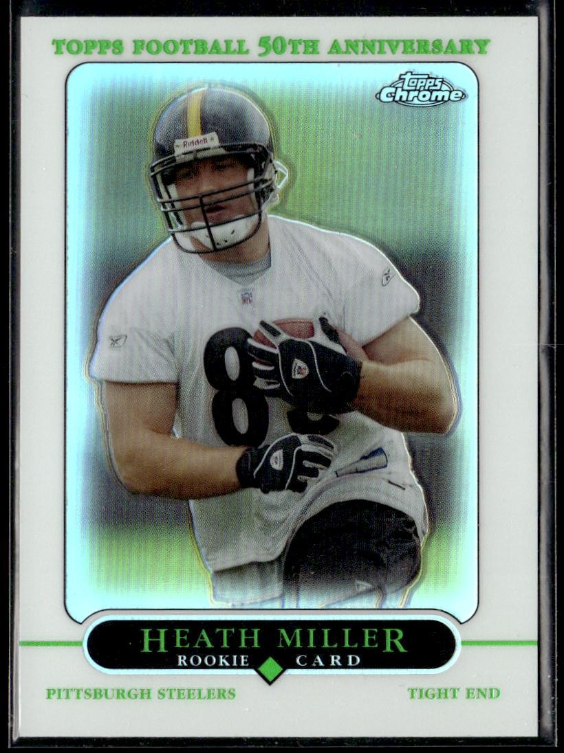 2005 Topps Chrome Heath Miller Refractors Rookie HS