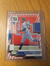 2022 Panini Donruss - Variation Ronald Acuña Jr. #121 One Hundred Running /100