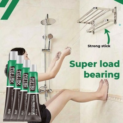 Super Strong Adhesive Sealant Fix Glue Nail Free Quick All-purpose Drying V9Z2