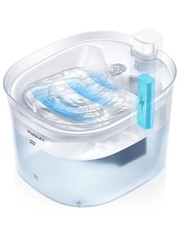 Cat Water Fountain Battery Operated Pet Fountain, Smart Infrared Sensor Dog W...