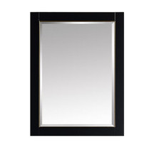 Avanity Mason 24-in x 32-in Beveled Rectangle Bathroom Vanity Mirror BLACK