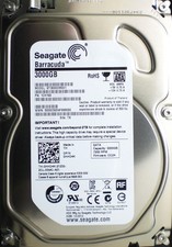 Seagate ST3000DM001 interne Festplatte 3TB 3.5" 7200rpm 64MB HDD 3000GB