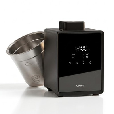 Livatro LVHD3001W 3L Warm Steam Humidifier Auto-Clean, Child Lock, Timer, Quiet