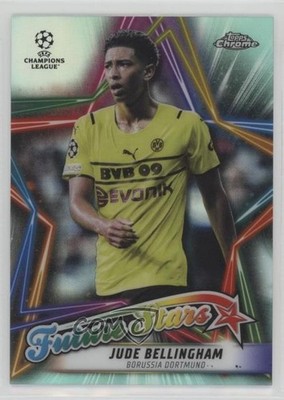 2021 Topps Chrome UEFA Champions League Aqua Refractor /199 Jude Bellingham 1o7k