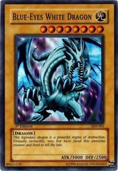 Blue-Eyes White Dragon SKE-001 1st Edition Super Rare
