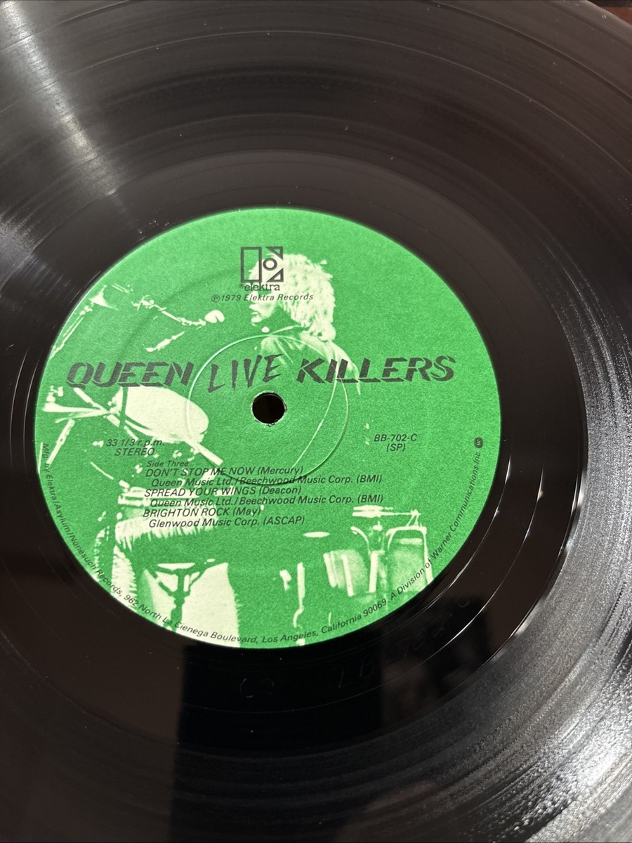 米2LP Queen Live Killers BB702 ELEKTRA /00500 QUEEN - LIVE KILLERS 1979 ELEKTRA 2XLP BB702 ORIGINAL
