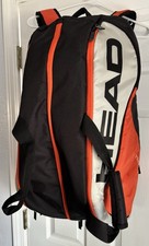 Head Tour Team Supercombi Pickleball Bag Backpack Black Orange Gray