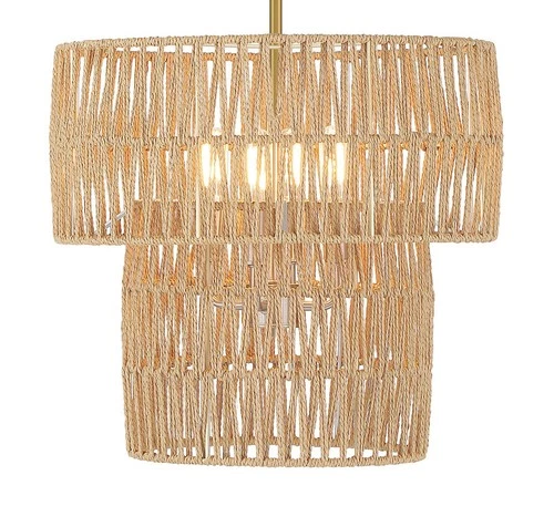 Minka Lavery 5044 Bungalow Heaven 4 Light 16"W Multi Light - Brass - Picture 10 of 11