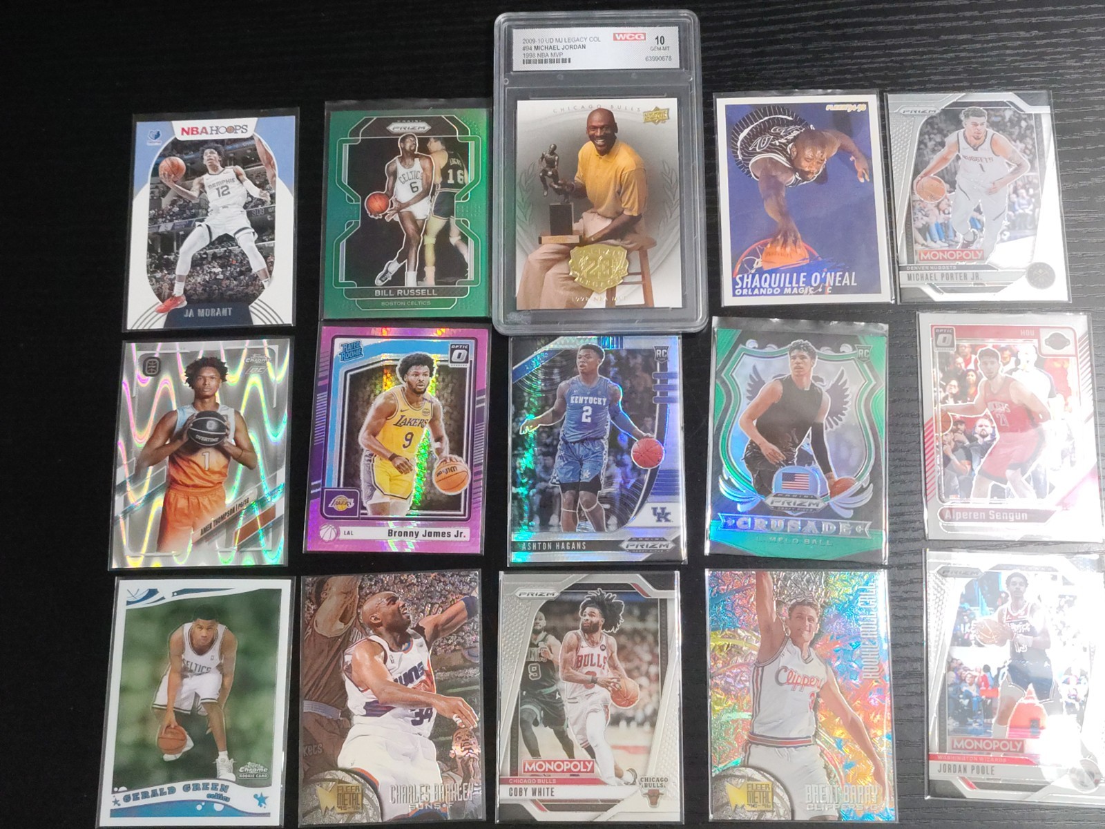 Huge NBA Sports Cards Lot Graded Michael Jordan Gem Mint 10 Rookies Stars HOF