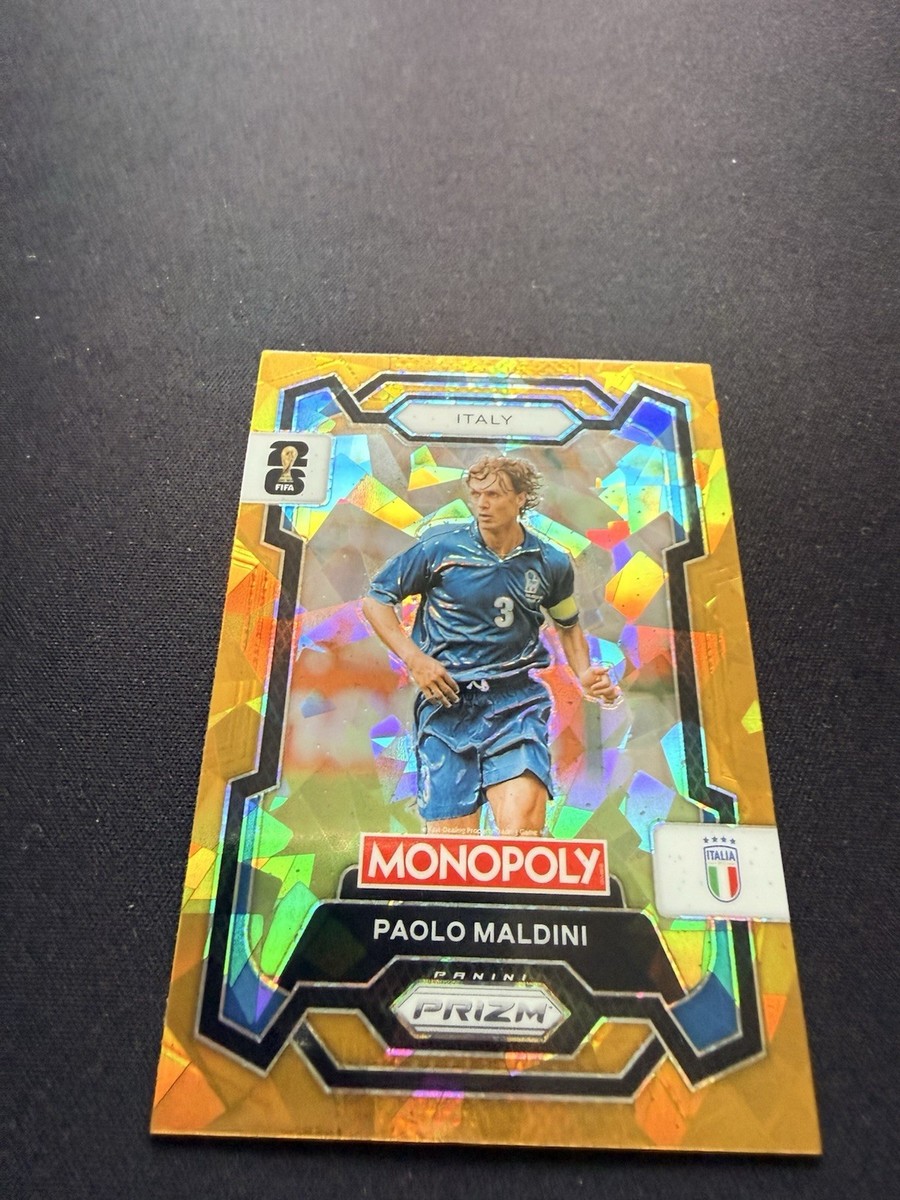 PAOLO MALDINI ITALY 2026 Panini World Cup Gold Cracked Ice | eBay