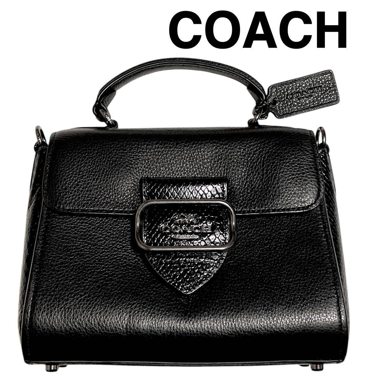 Coach Morgan Satchel Top Handle Bag in Premium Leather