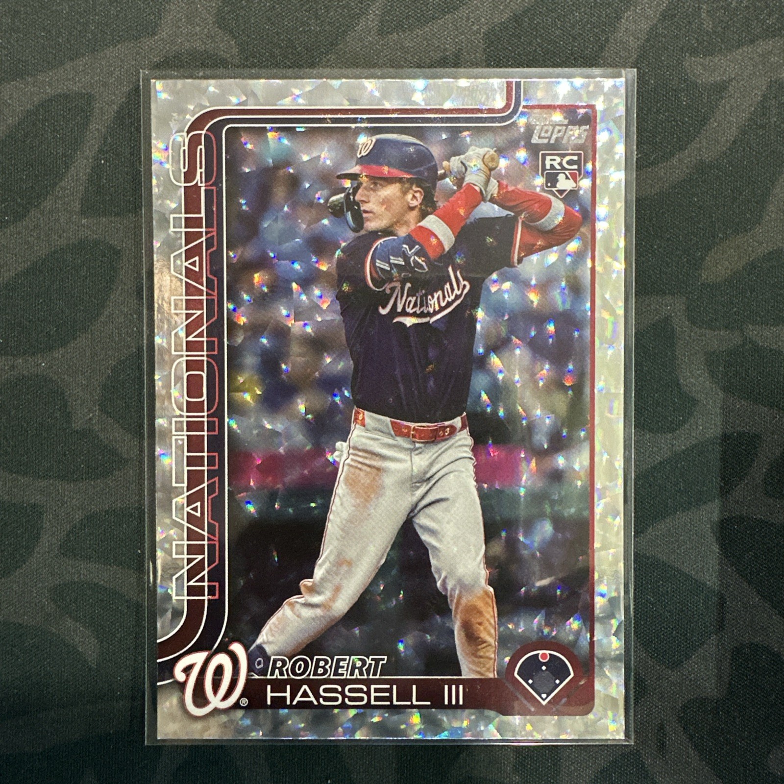 2025 Topps Update Robert Hassell III Silver Foilboard Rookie RC #US109 | Nats