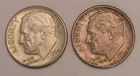 Lot of 2 1964 Roosevelt Dimes 90% Silver
