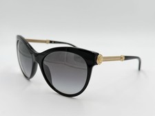 VERSACE MOD.4292 VE4292 GB1/8G Gold/ Black w/ Gray lens MEDUSA AUTHENTIC ITALY