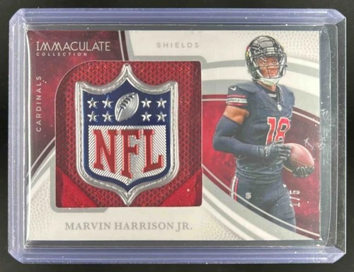 2025 Immaculate Collection Marvin Harrison Jr. Shields NFL Shield Patch #1/5