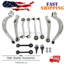 12pc Front Upper Control Arms Kit For 2012-18 Audi A6 A7 Quattro RS7 S6