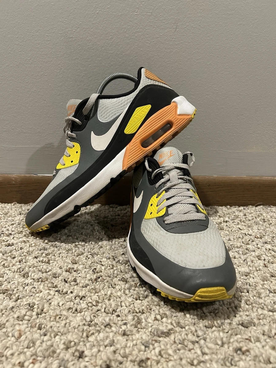 Nike Air Max 90 Golf Smoke Grey Black Orange for Sale