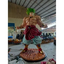 LIFE SIZE Broly 1/1 Scale Dragon Ball Z GT Legendary Super Saiyan Resin Statue
