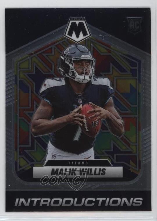 2022 Panini Mosaic Introductions Malik Willis #I-3 12v9